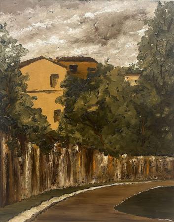 Quadro di  Anonimo Paesaggio  - olio faesite 